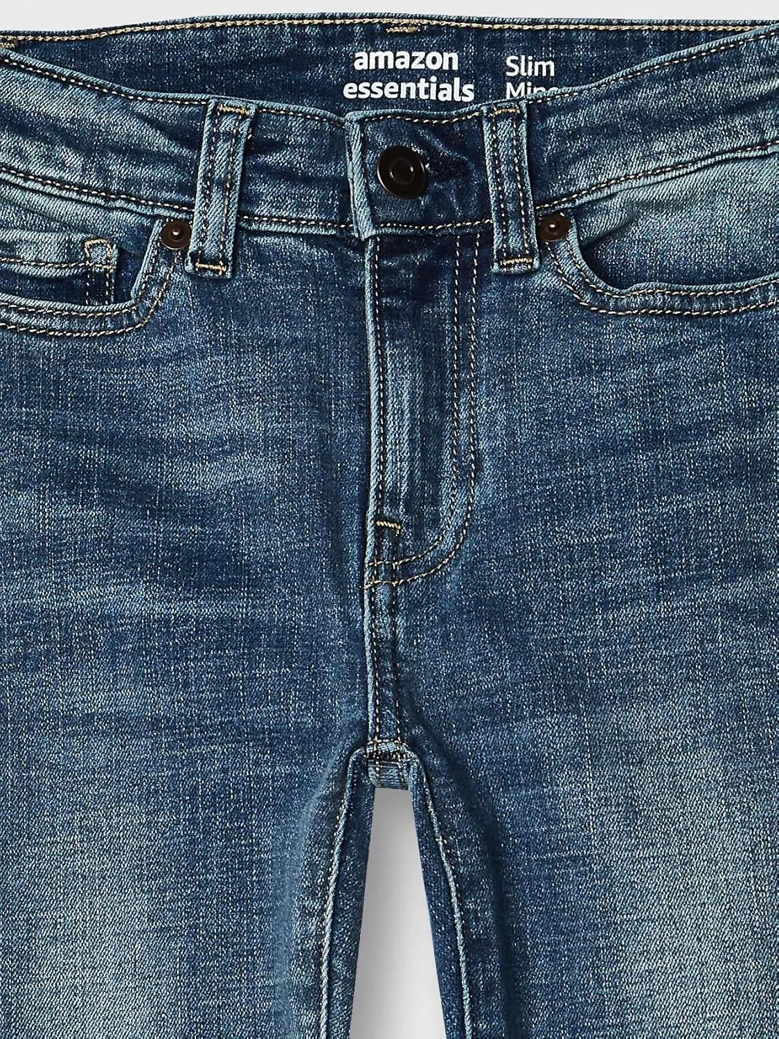 Amazon Essentials Boys' Stretch Slim-Fit Jeans