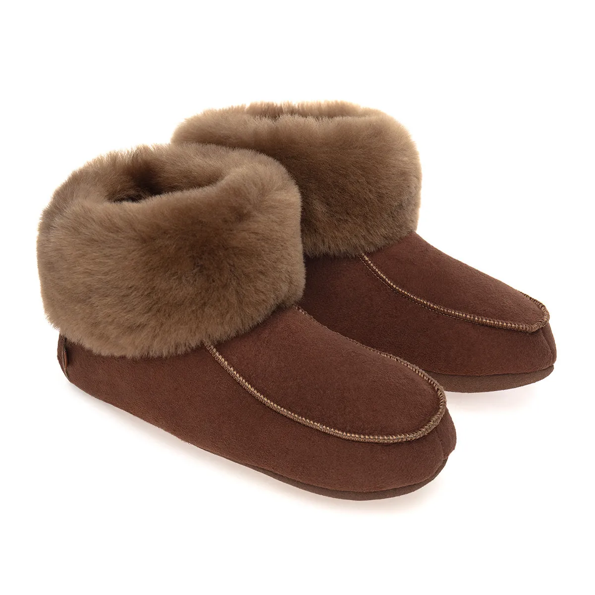 Aster Sheepskin Slippers - Espresso