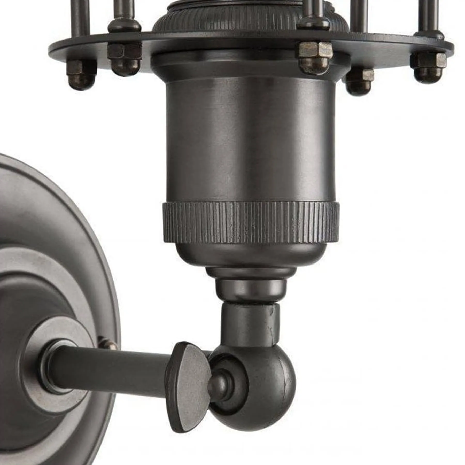 B-Stock Wall Lamp Hearst in Gunmetal Finish