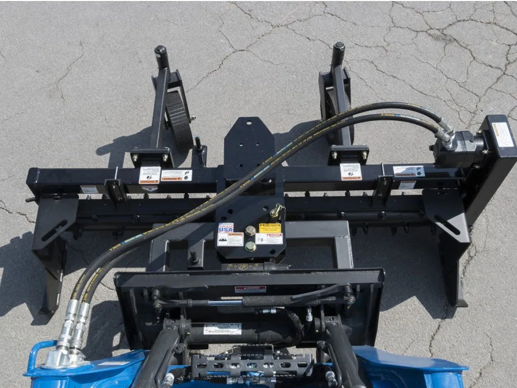 BLUE DIAMOND EXTREME DUTY POWER RAKE, MANUAL ANGLE