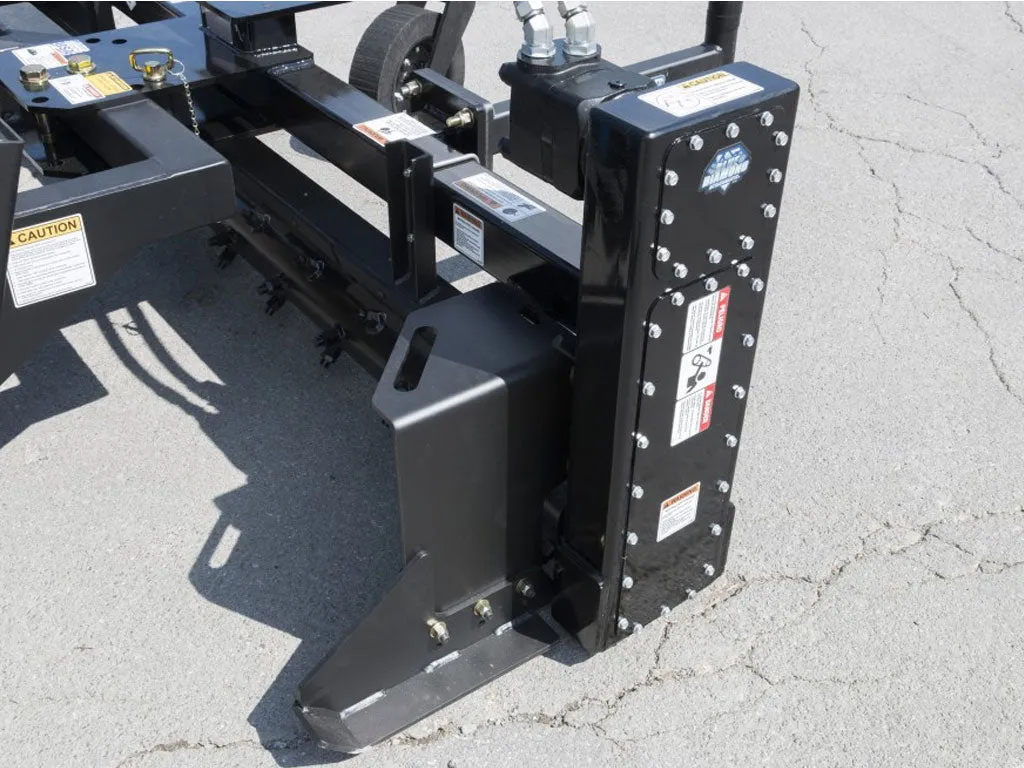 BLUE DIAMOND EXTREME DUTY POWER RAKE, MANUAL ANGLE