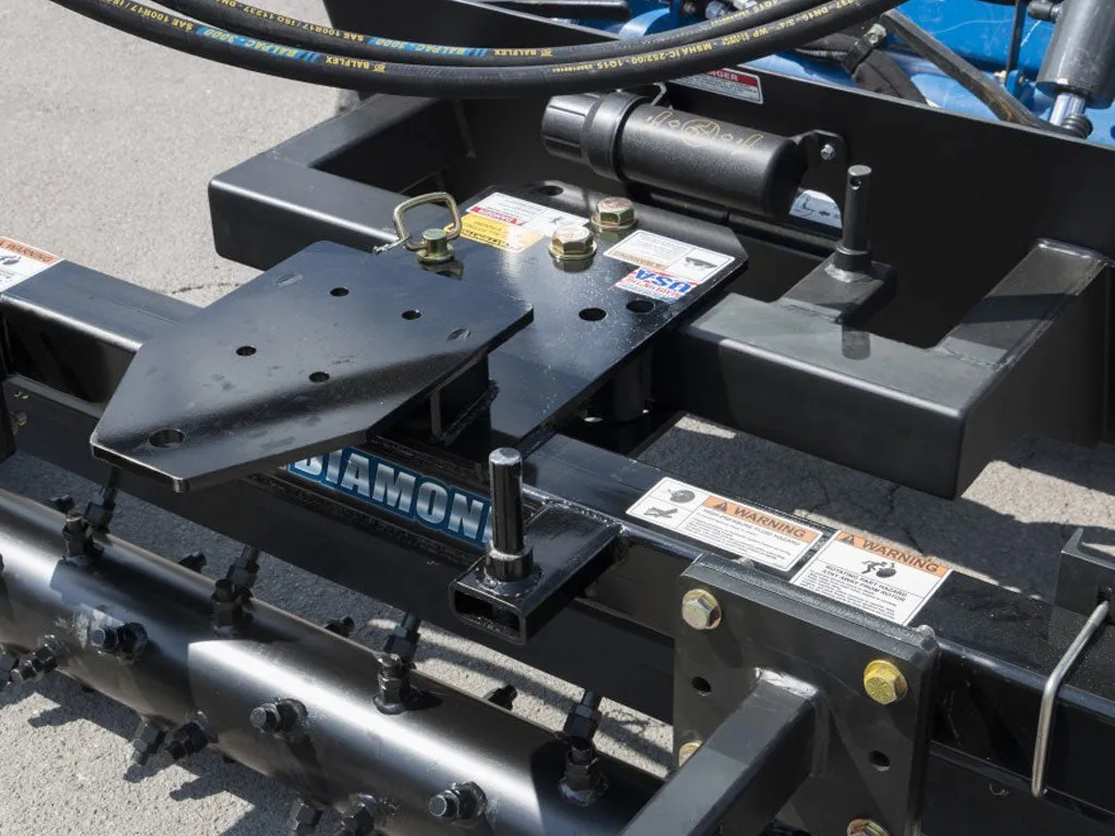 BLUE DIAMOND EXTREME DUTY POWER RAKE, MANUAL ANGLE
