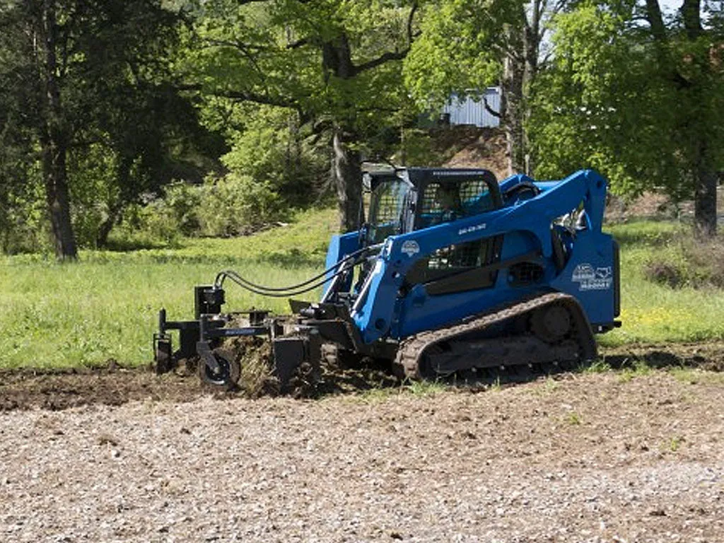 BLUE DIAMOND EXTREME DUTY POWER RAKE, MANUAL ANGLE