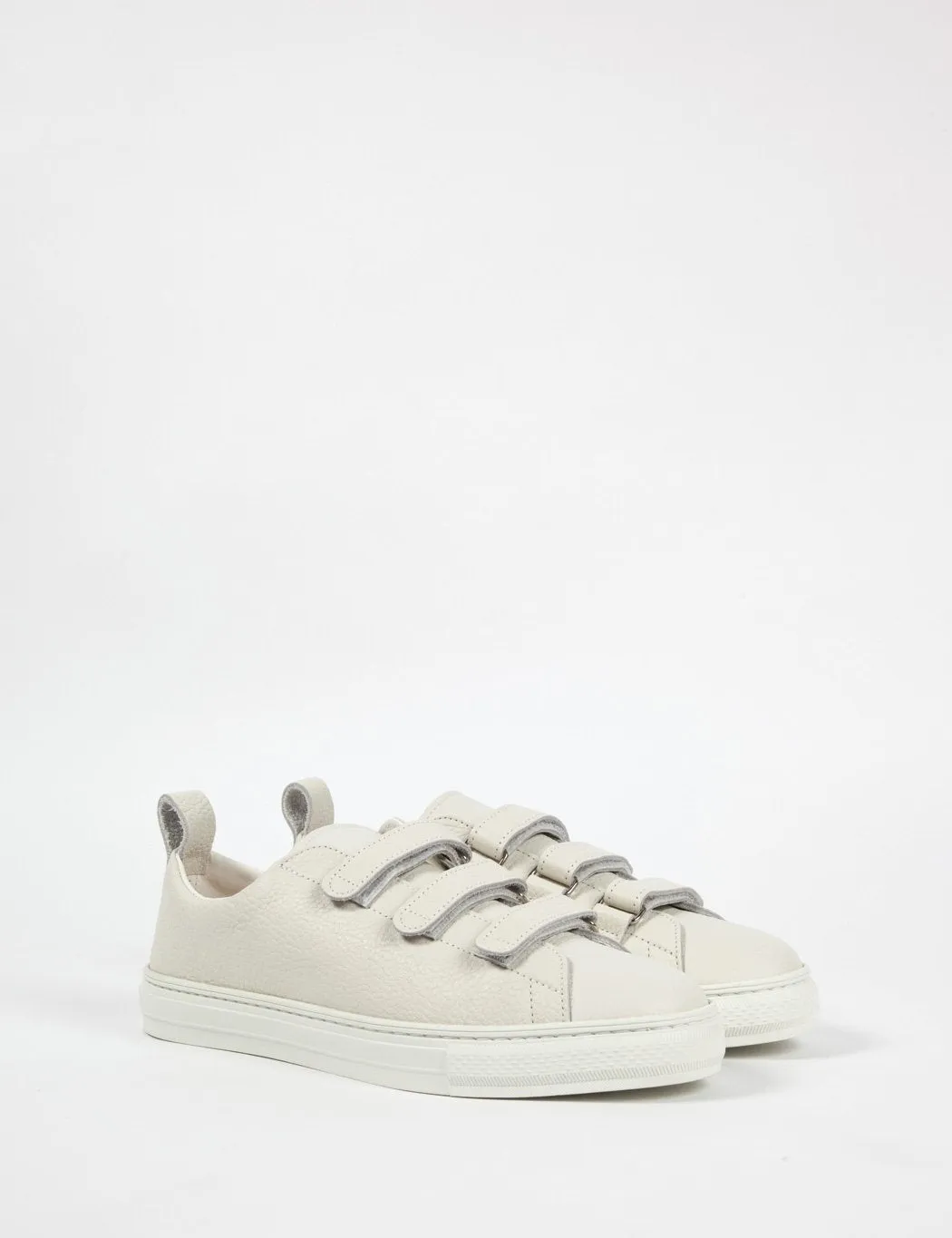 Buddy Bull Terrier Chubby 3-Strap Trainers - White