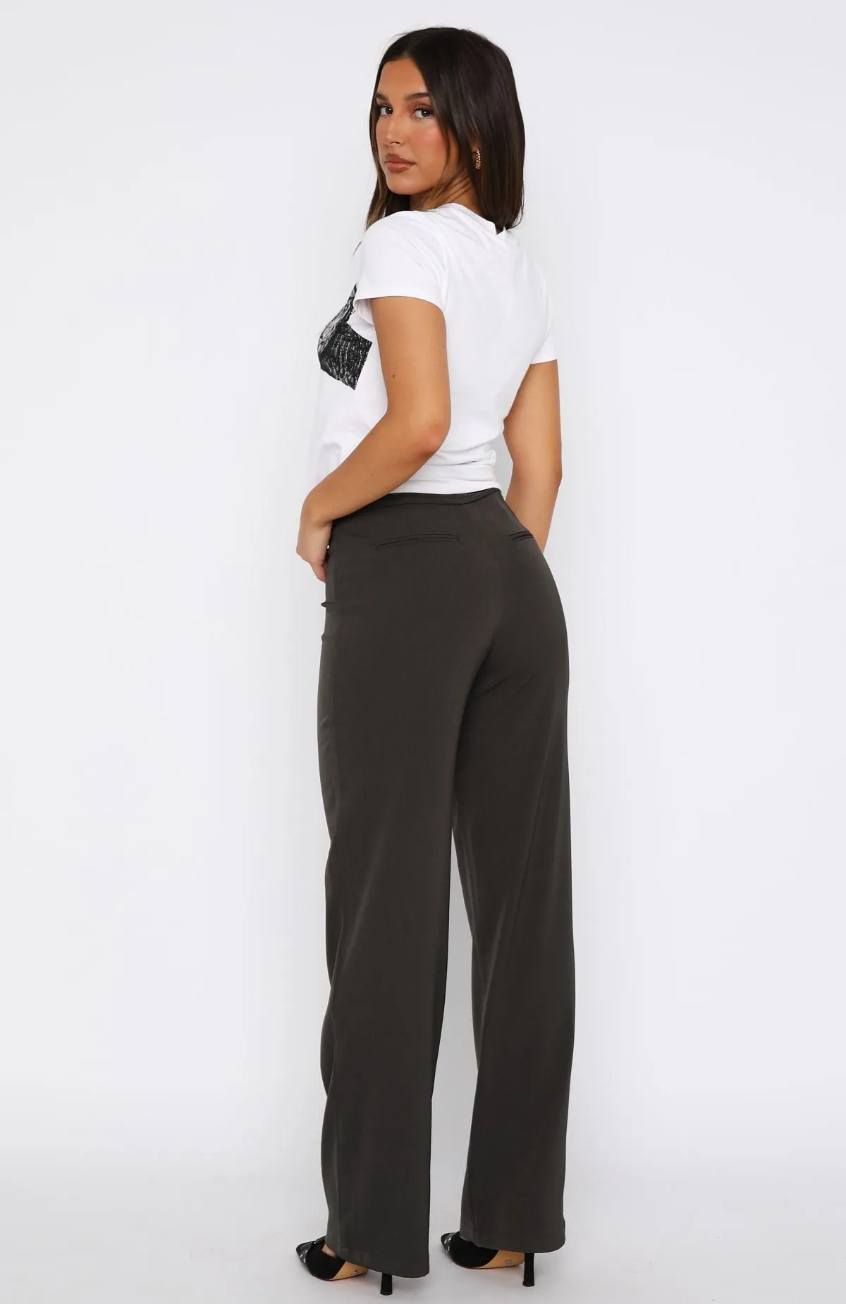 Chasing Tales Pants Charcoal