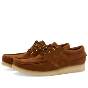 Clarks Originals Wallabee Boots in Cola Suede