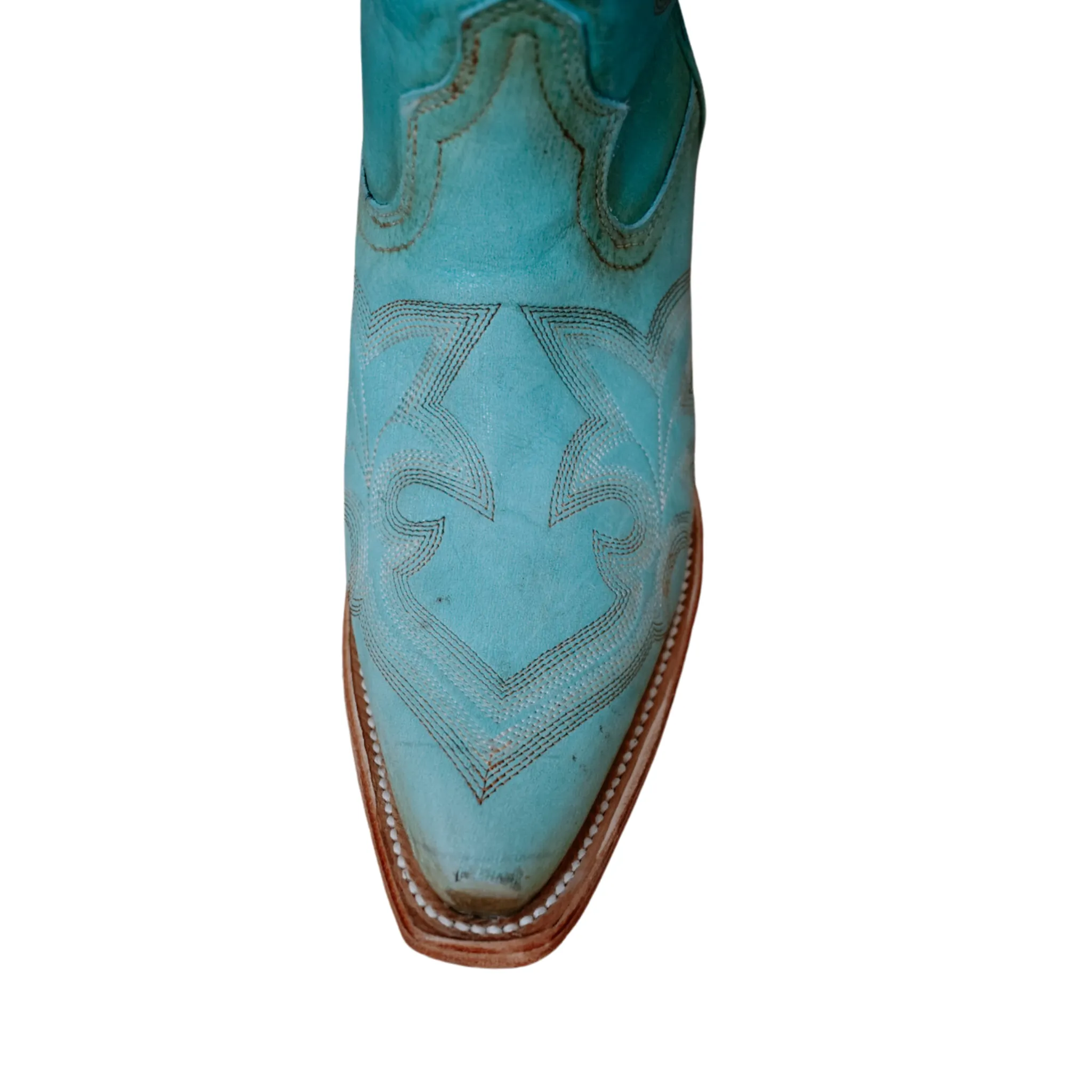 CORRAL WOMEN'S TALL BLUE EMBROIDERY WESTERN BOOT - A4435