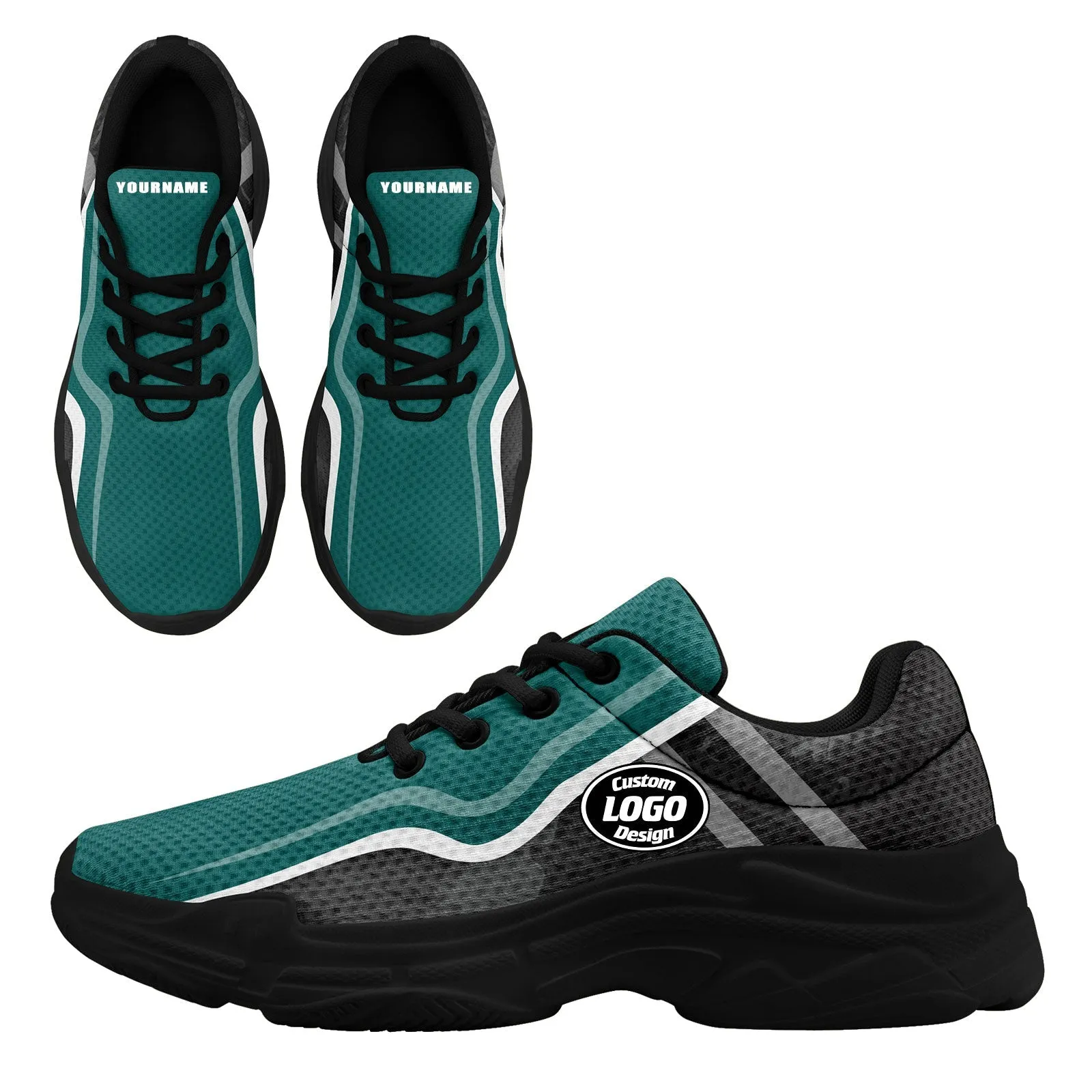 Custom Baseball Jersey and Chunky Shoes Personalized Combo Personalized Sneaker ZH-D020167-10
