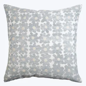 Daisy Indoor/Outdoor Pillow, Pebble