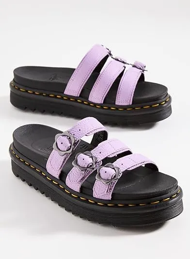 DR. MARTENS BLAIRE SLIDE LILAC