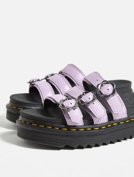 DR. MARTENS BLAIRE SLIDE LILAC