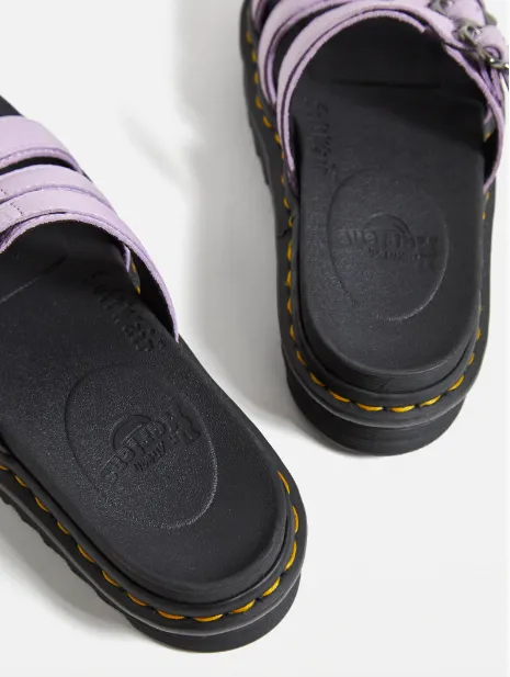 DR. MARTENS BLAIRE SLIDE LILAC