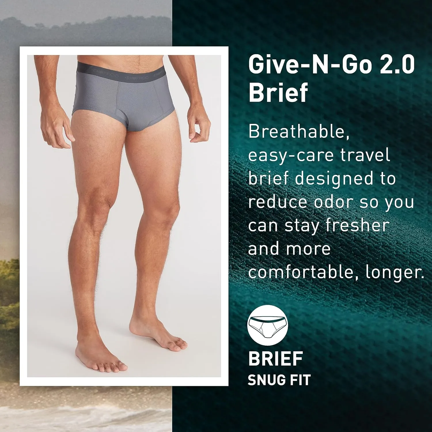 ExOfficio Men??s Give-N-Go 2.0 Brief Underwear