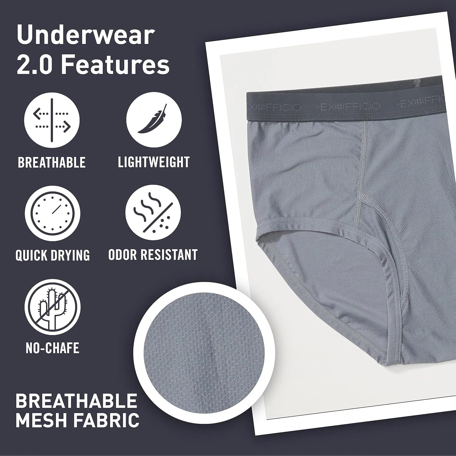 ExOfficio Men??s Give-N-Go 2.0 Brief Underwear