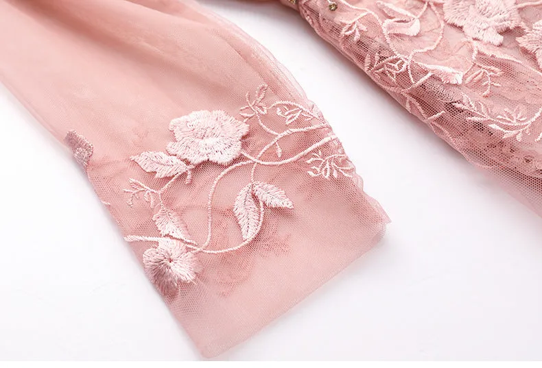 Formal Occasion Delicate Nailed Diamond Long Dress