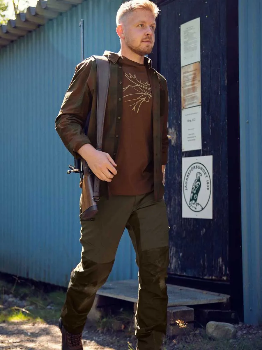 HARKILA Akkan Shirt - Mens - Burgundy
