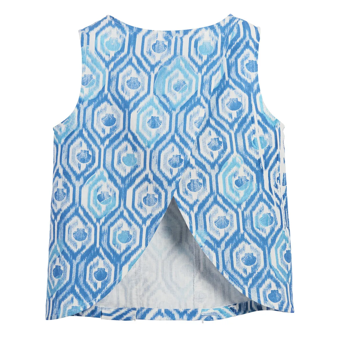Ikat Shell Top