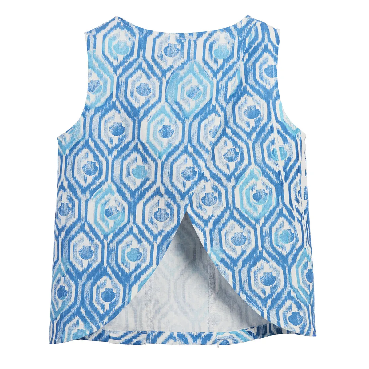 Ikat Shell Top