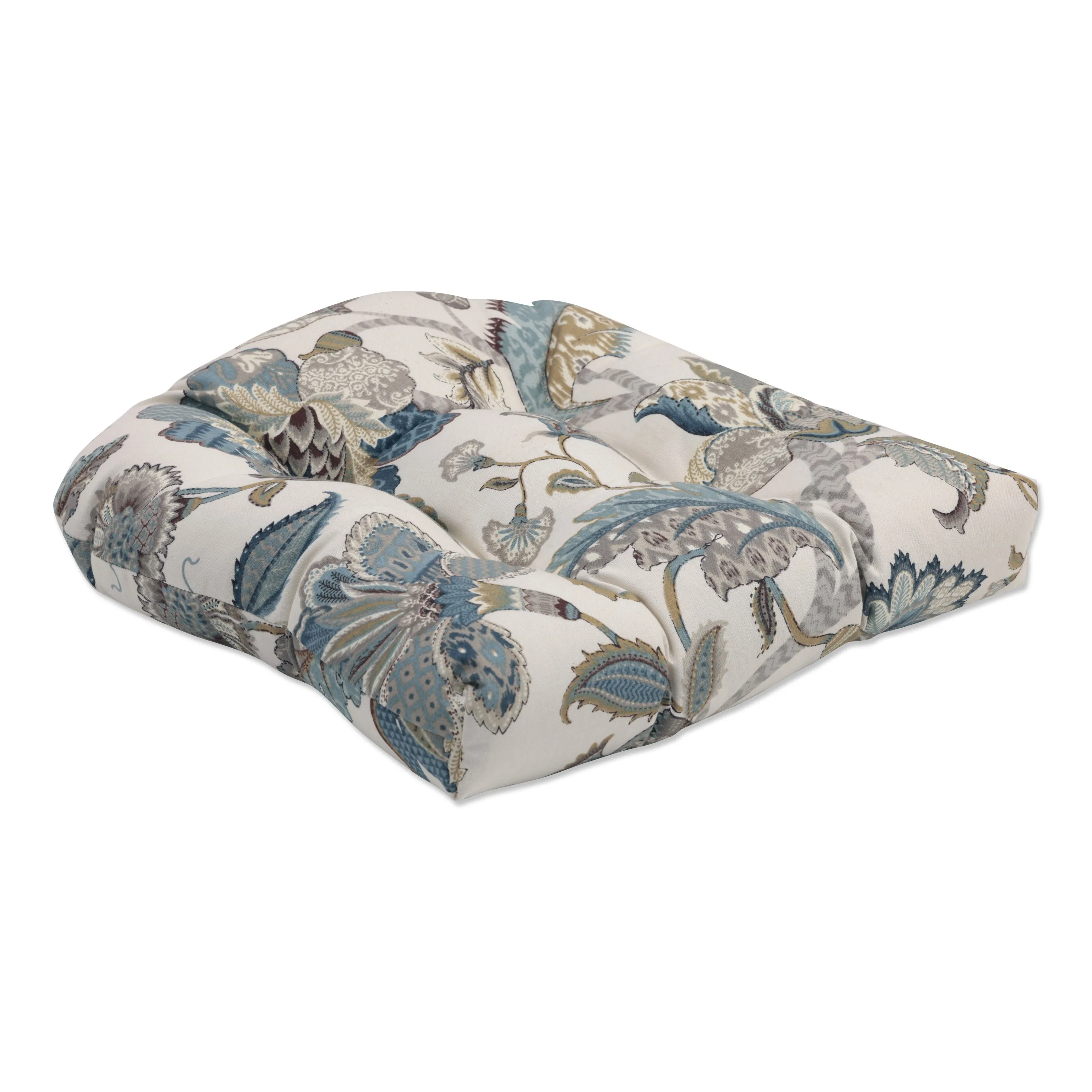 Indoor Finders Keepers French Blue Wicker Seat Cushion