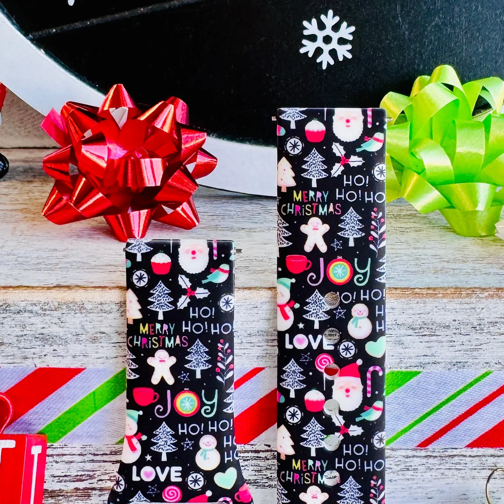 Jolly Wrist-mas Print Silicone Band For Samsung Watch