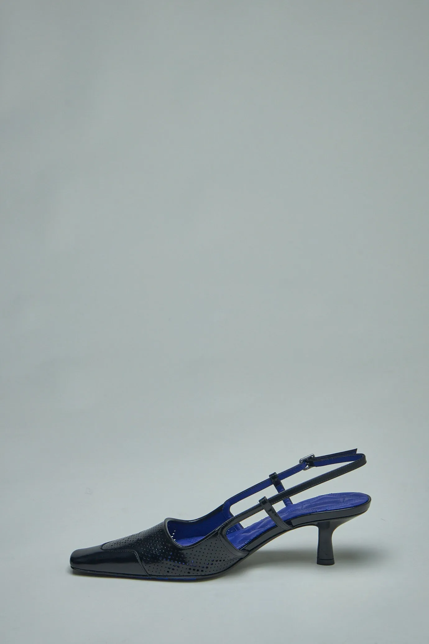 Leather Chisel Slingback Pumps
