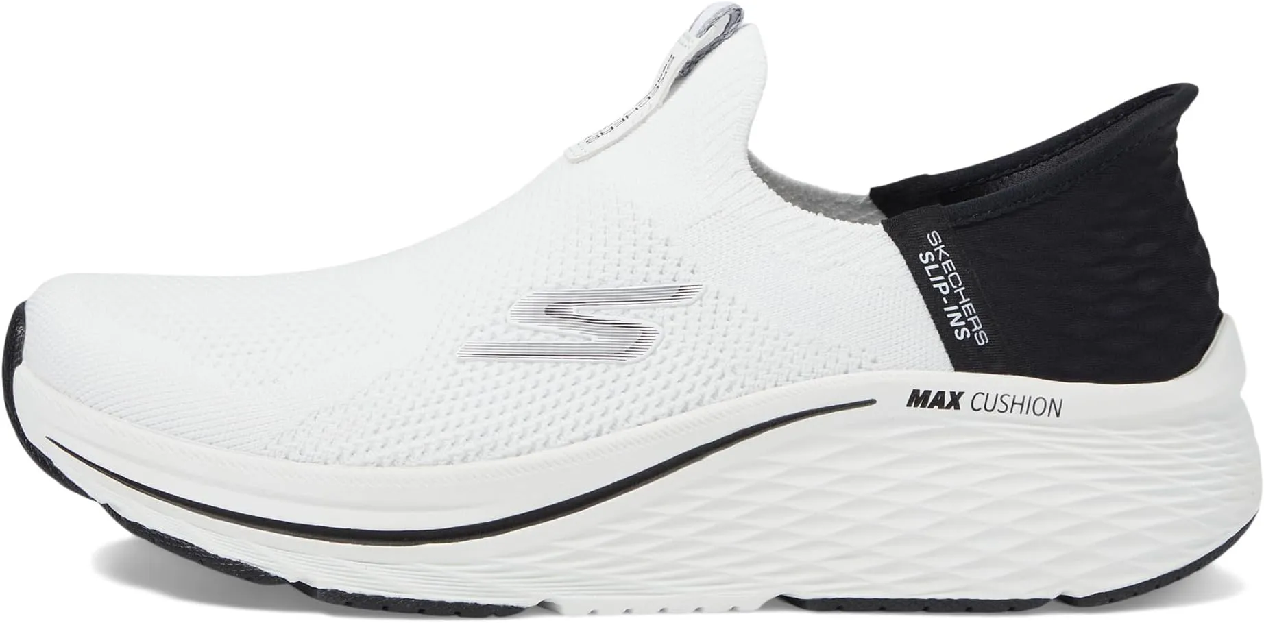 Max Cushioning Elite 2.0 Eternal Hands Free Slip-Ins SKECHERS, White/Black