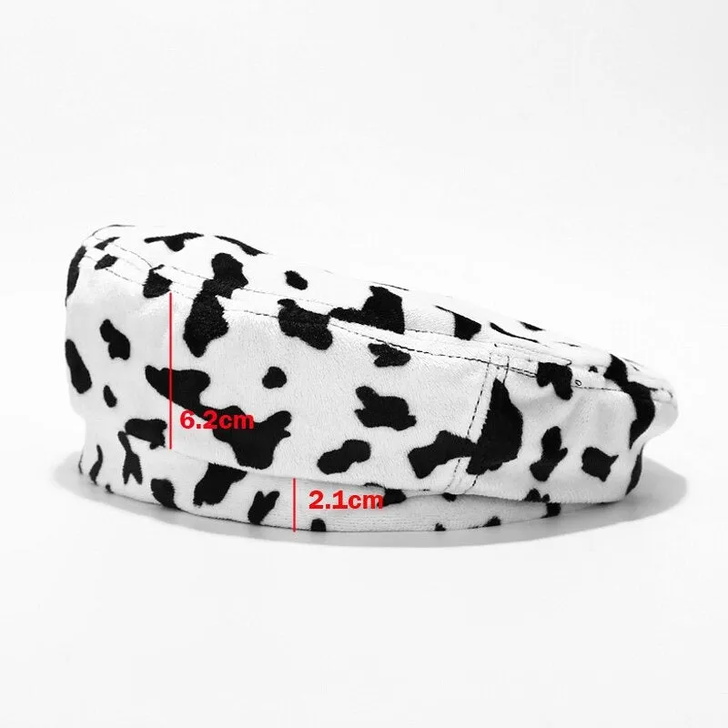 Modern Fashionable Zebra Pattern Winter Beret Hats