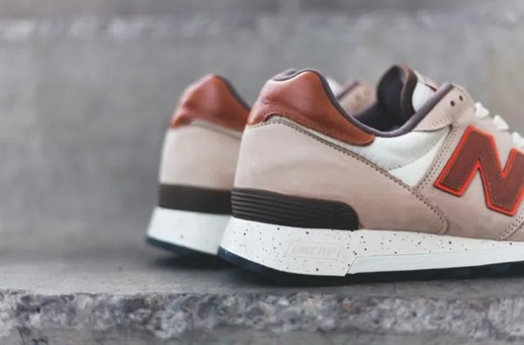New Balance 1300 'White Sand Red' sneakers, white