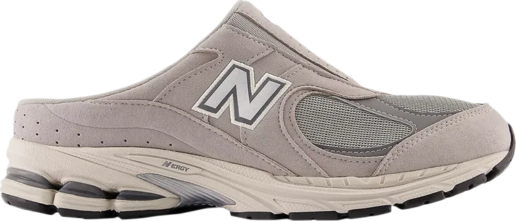 New Balance 2002R Mule 'Grey Silver' Sneakers, Gray