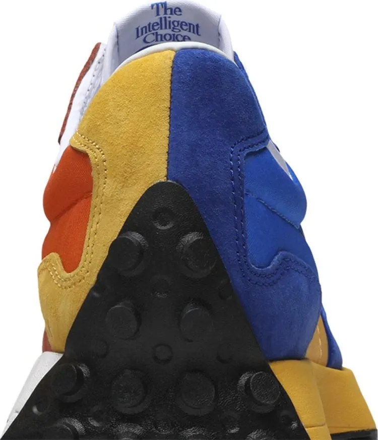 New Balance 327 'Marine Blue Orange' sneakers, blue
