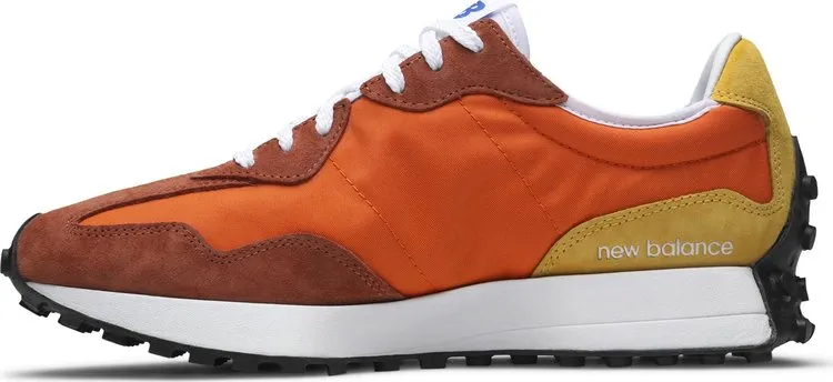 New Balance 327 'Marine Blue Orange' sneakers, blue