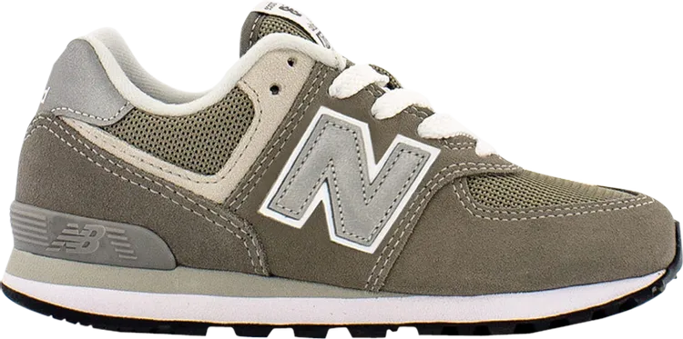 New Balance 574 Core Little Kid 'Grey' Sneakers, Gray