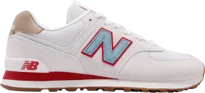 New Balance 574 'Ivory Blue' sneakers, cream
