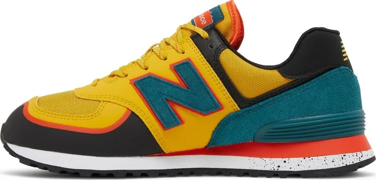 New Balance 574T 'Harvest Gold Blaze' sneakers, yellow