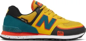 New Balance 574T 'Harvest Gold Blaze' sneakers, yellow