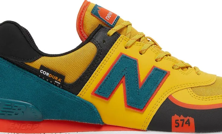 New Balance 574T 'Harvest Gold Blaze' sneakers, yellow