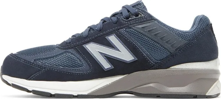 New Balance 990v5 Big Kid 'Navy' sneakers, blue