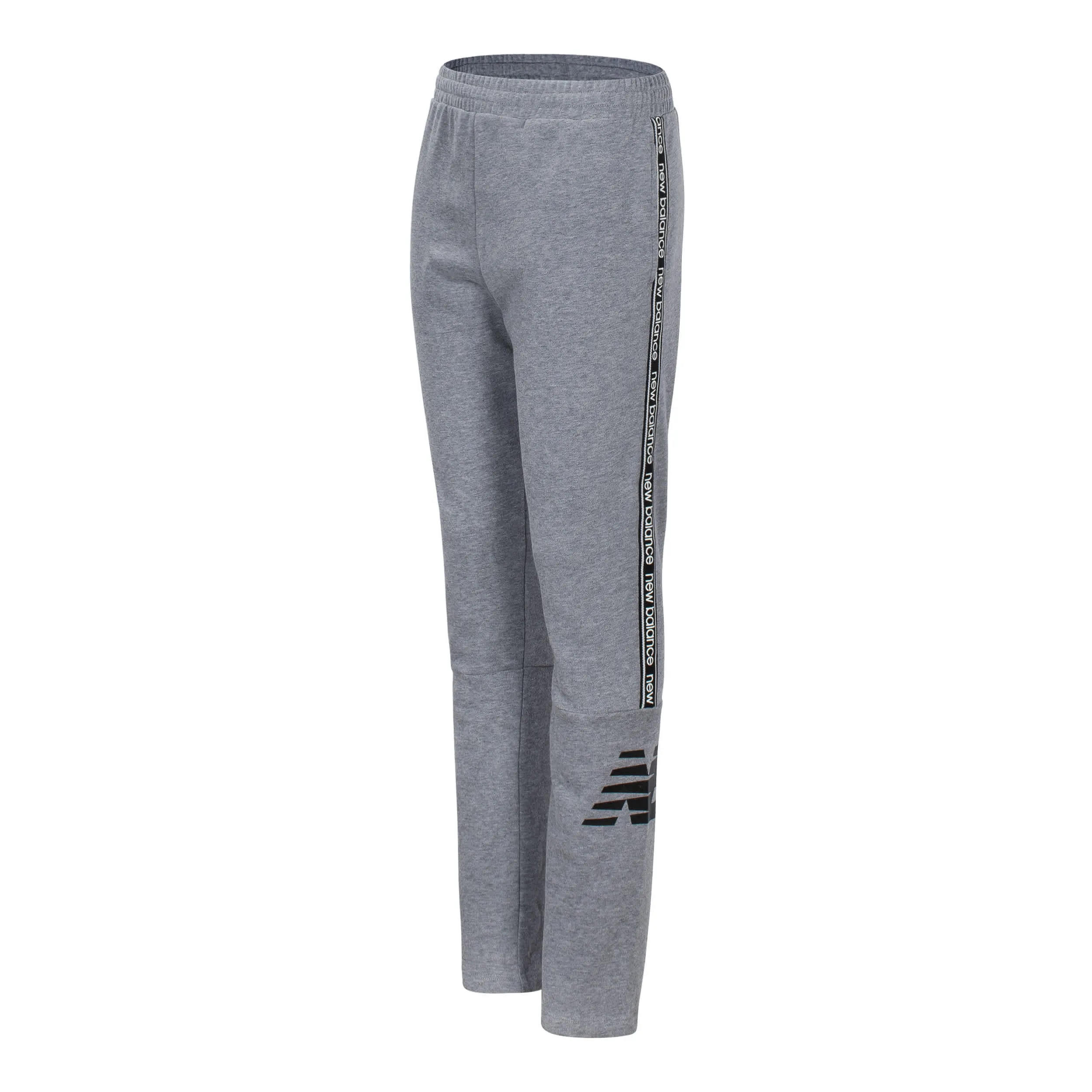 New Balance Girls Grey Heather Terry Track Pant