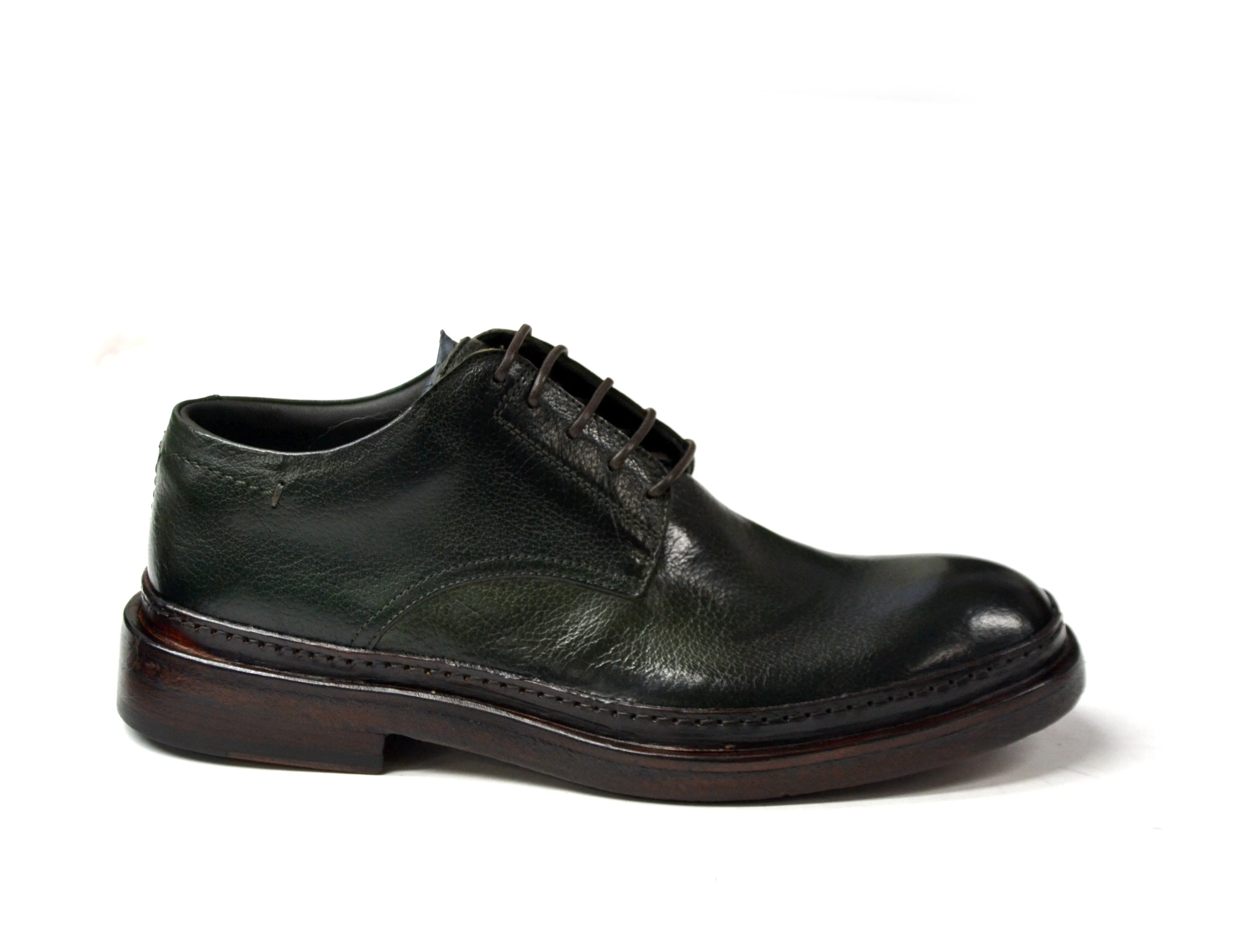 SAM GREEN DERBY SHOES
