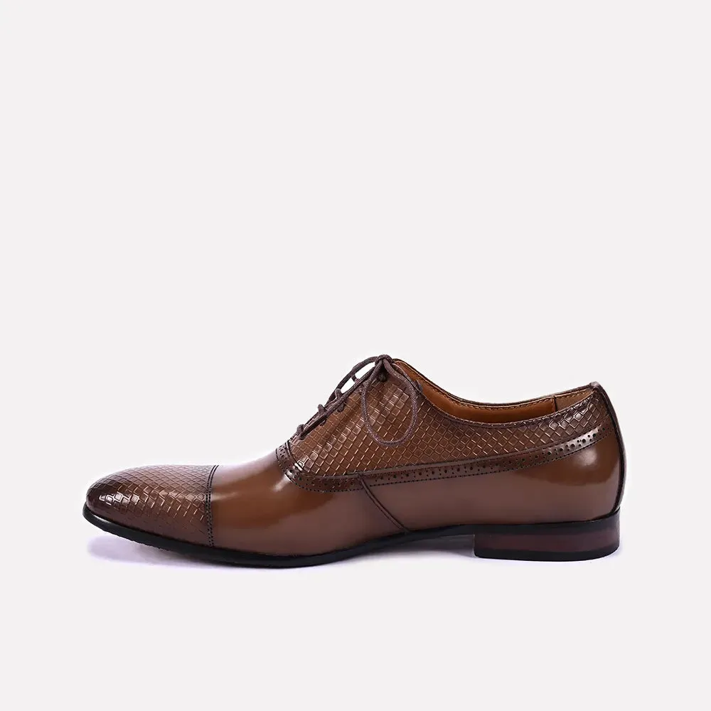 Sebastian Khaki Formal Shoes 0111024