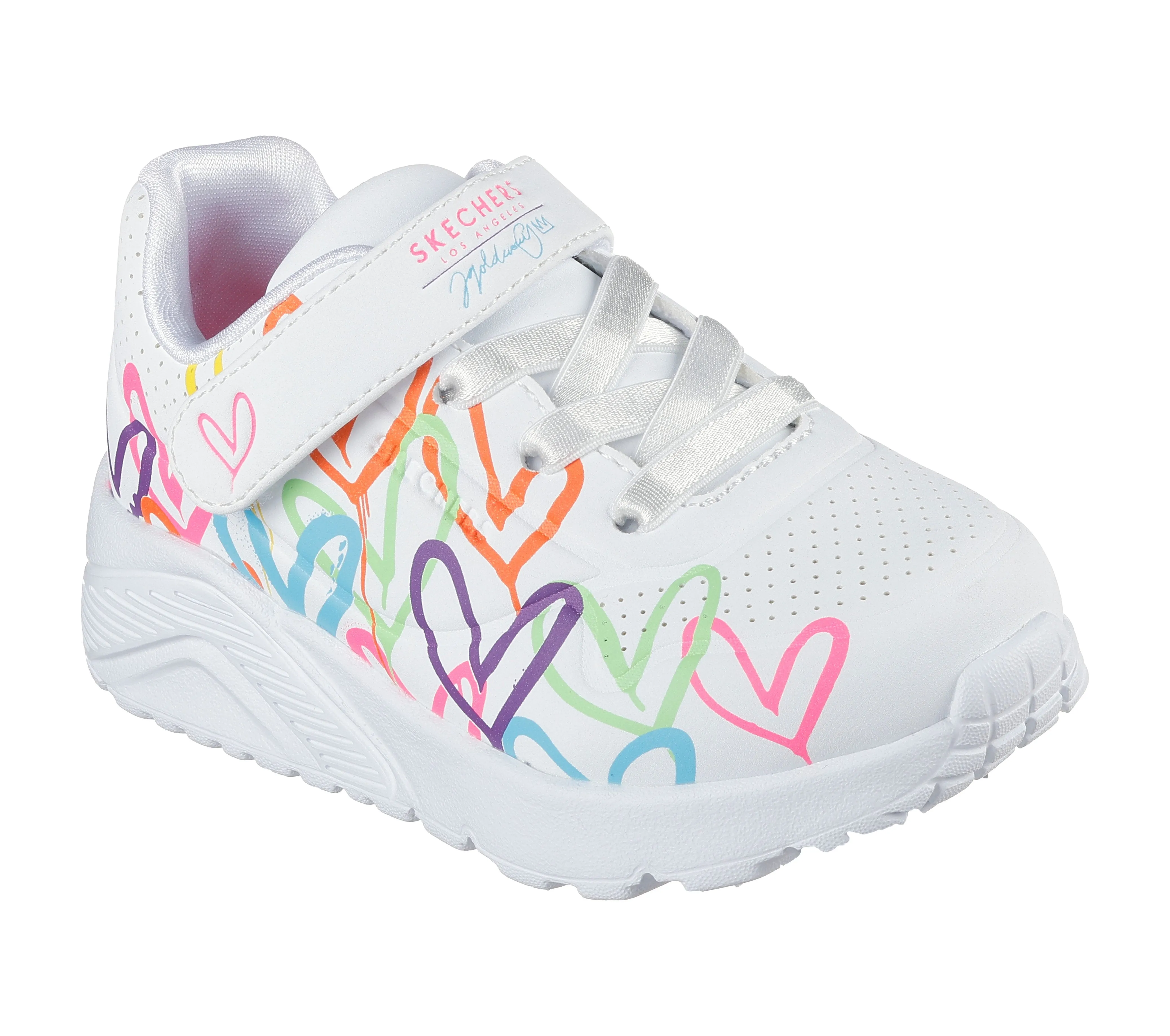 SKECHERS UNO LITE INFANT/TODDLER - WHITE MULTI