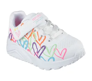 SKECHERS UNO LITE INFANT/TODDLER - WHITE MULTI