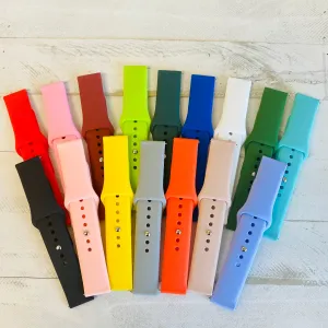 Solid Color Silicone Band For Samsung Watch