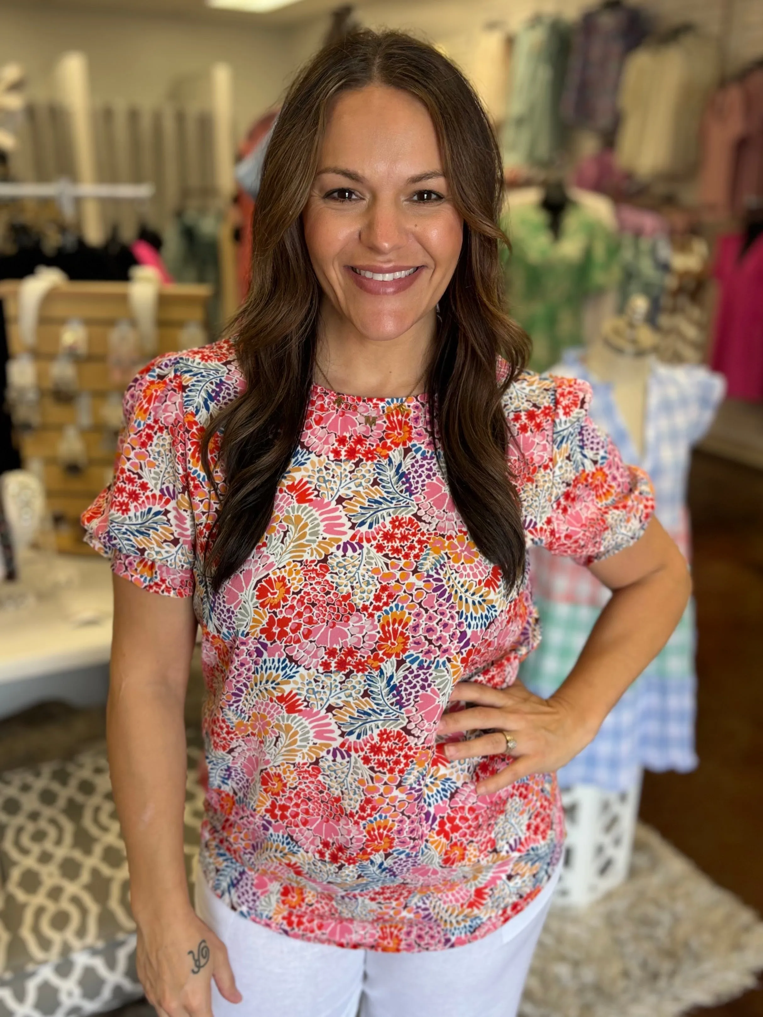 Summer Loving Floral Top