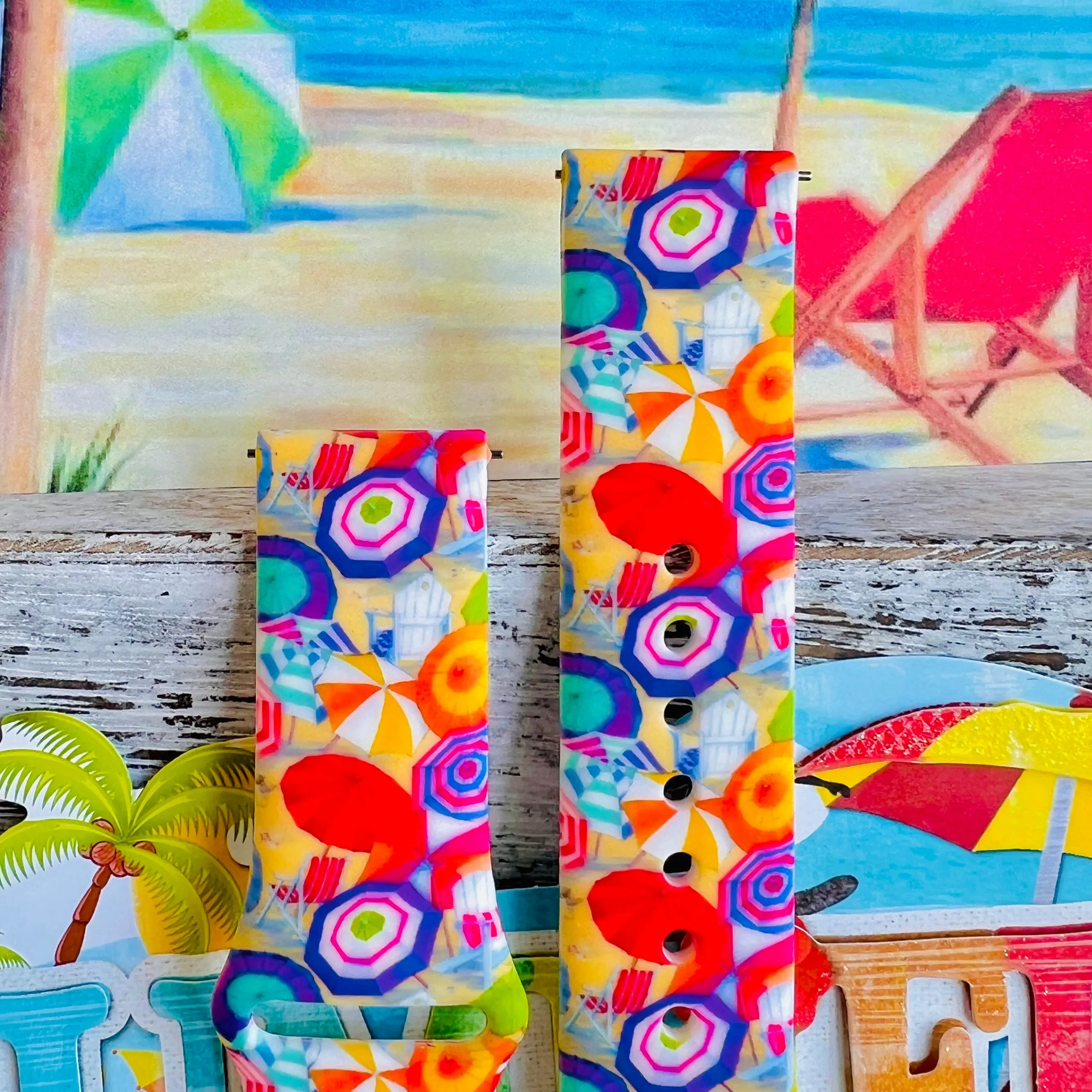 Sunbrella Print Silicone Band For Samsung Watch