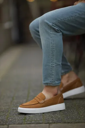 Vince Eva Sole Nubuck Strap Camel  Shoes
