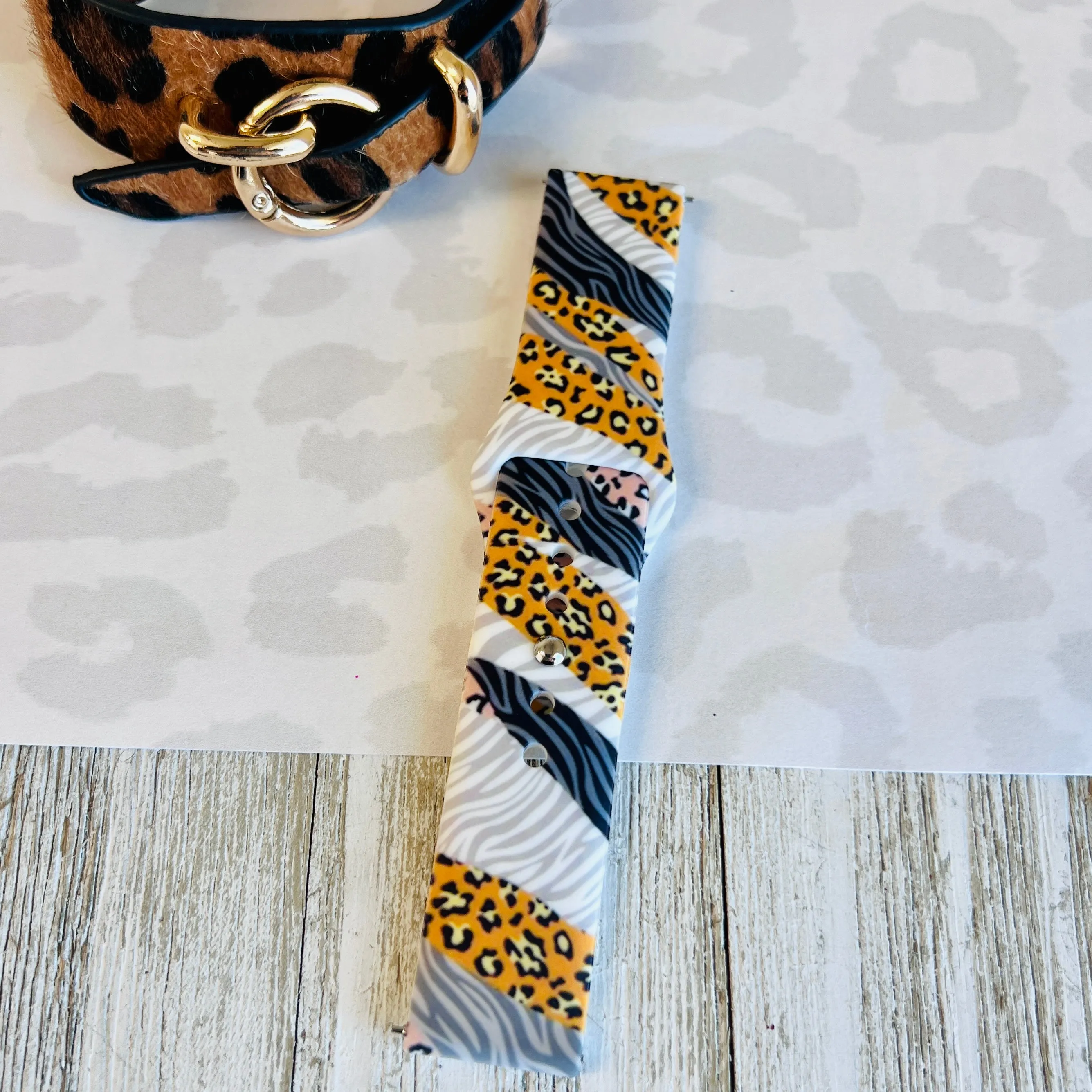 Wild Thing Print Silicone Band For Samsung Watch