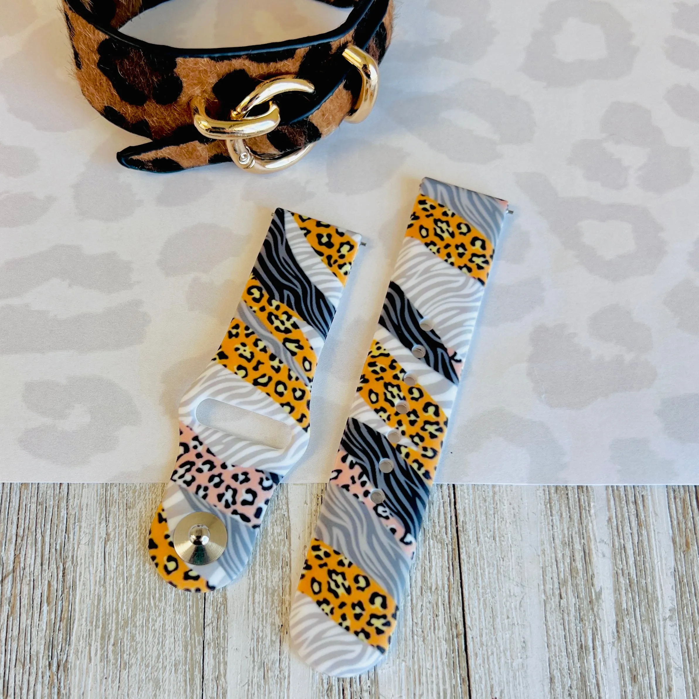 Wild Thing Print Silicone Band For Samsung Watch