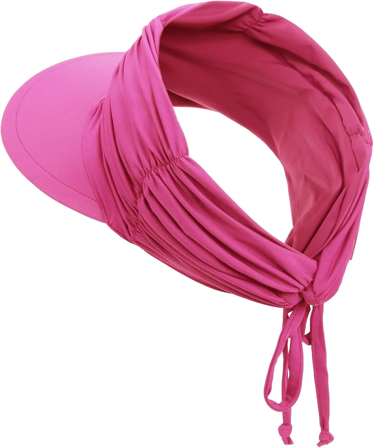 Women Visor Sun Hat Adjustable Foldable Wide Brim Sun Hats Summer UPF 50  UV Protection Visor Cap for Outdoor Beach