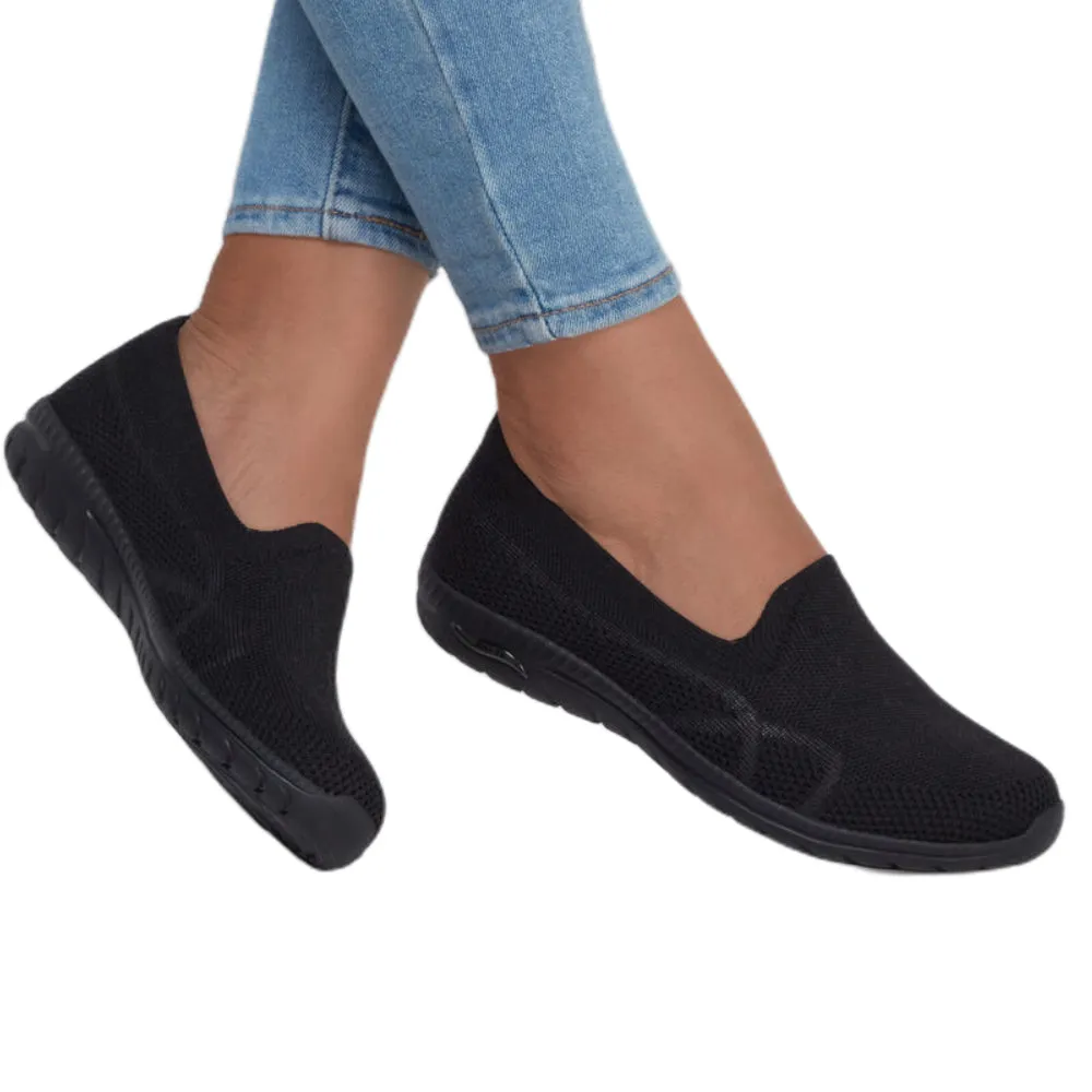 Women's Arch Fit Flex-What's New Running Shoe (Black)